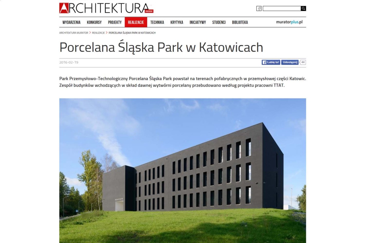 Porcelana Śląska in der „ARCHITEKTUR“